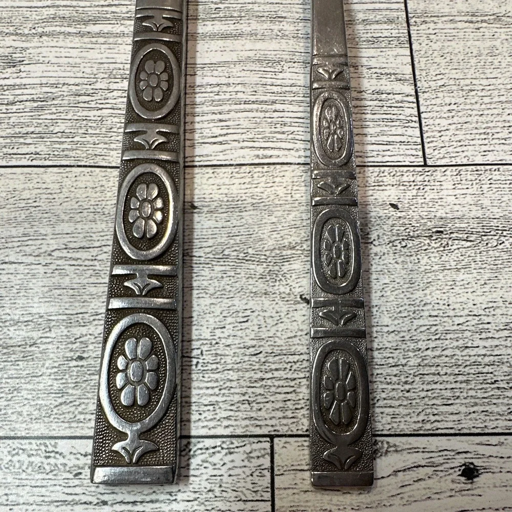 EKCO Trinidad Stainless Steel 2PC Spoon & Knife Japan Vintage